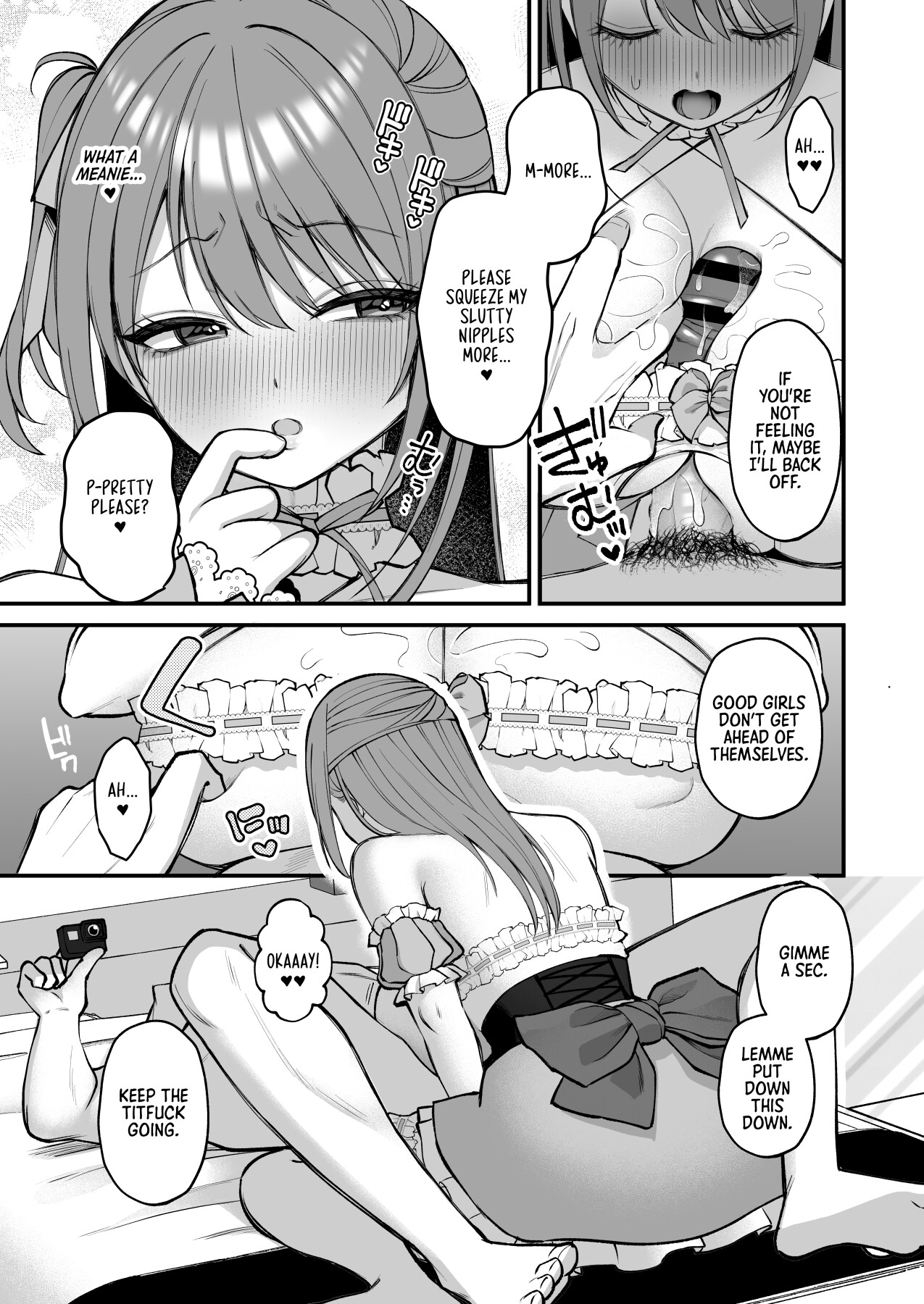 Hentai Manga Comic-An L-Cup College Chick's Porn Escapade with a Behemoth - Paizuri Time-Read-28
